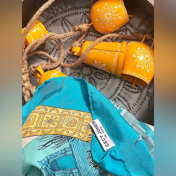 Historic El Paso Architecture Cecy Jones Pure Silk Scarf - Picture 6 of 9